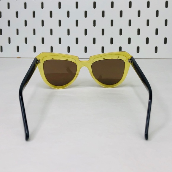 KOMONO sunglasses cat eye Stella Cider Black gold - Picture 7 of 9